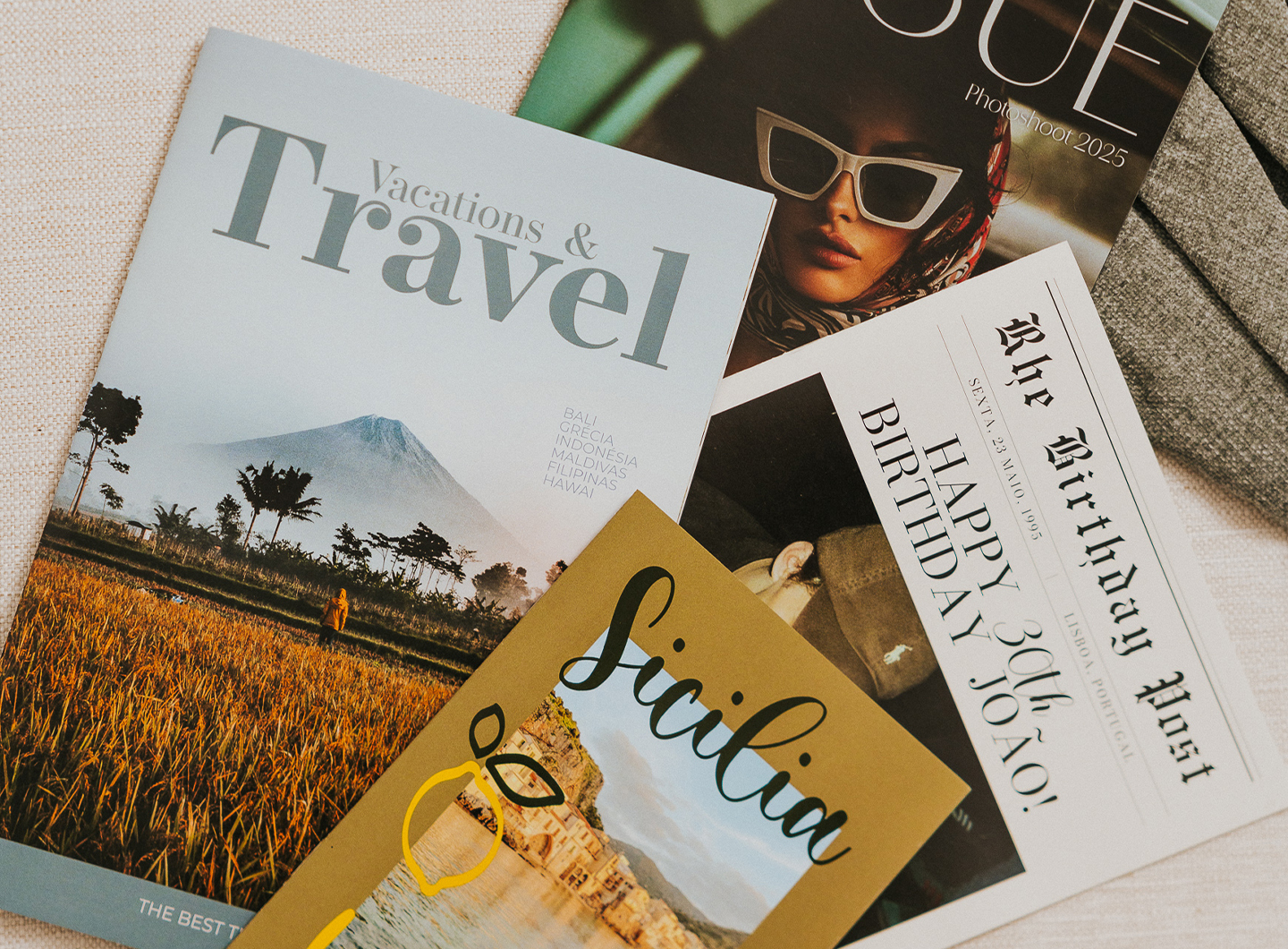 Pensadas para todos os momentos